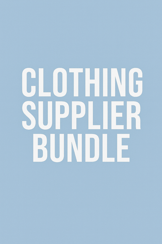 Reselling clothing starter pack